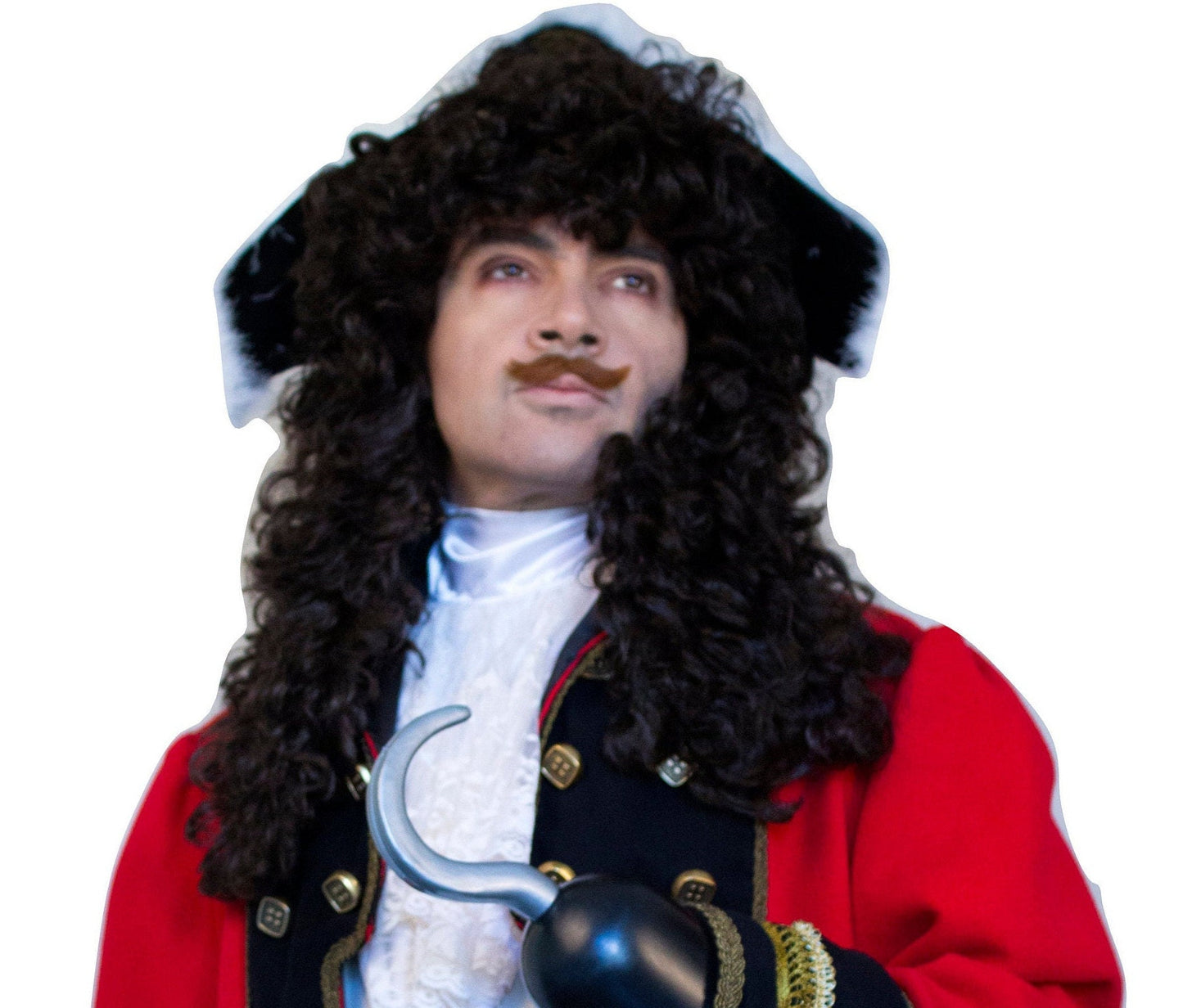 Hook Brown Long Wig