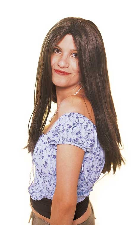 Meghan Long 23.6" (60 cm ) Wig with parting in the middle