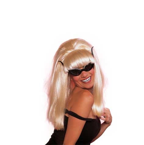 60s Ροζ ή Ξανθιά Ψηλή Περούκα Σφηκοφωλιά