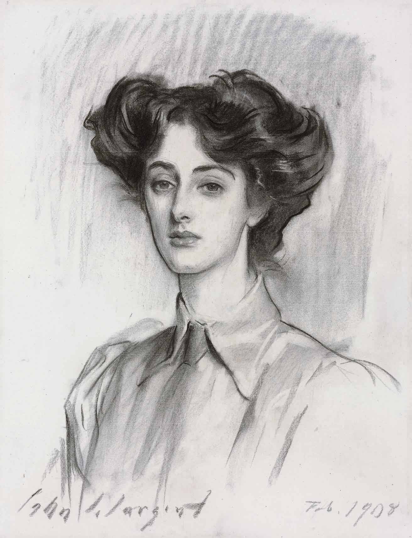 Lady Elsie Mayer Edwardian Gibson -peruukki tytölle
