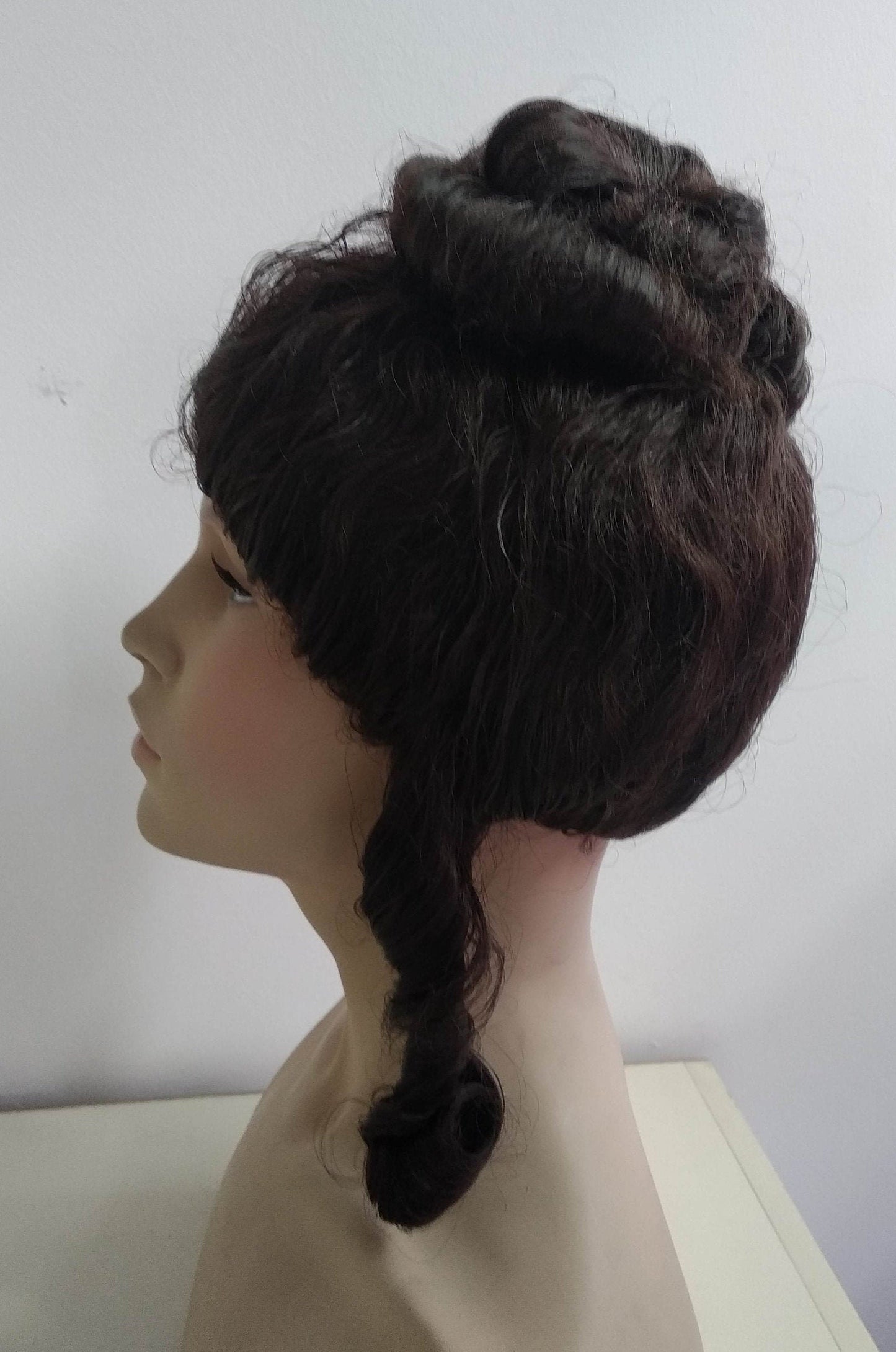 Regency Lady's Brune Paryk lavet på bestilling
