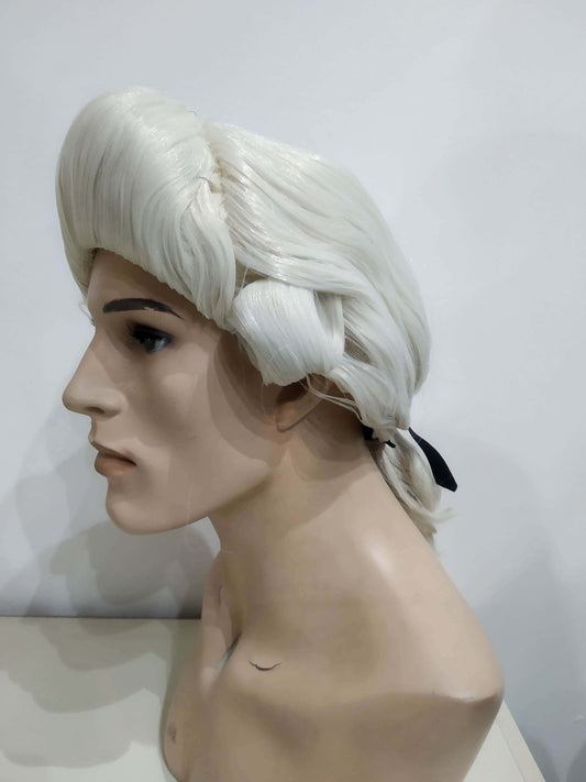 Marquis Renaissance 1700 Period White Male Wig