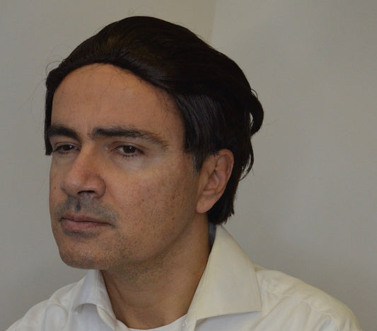 James Hoffa's Hairstyle Wig 1950s Dark Brown short wig