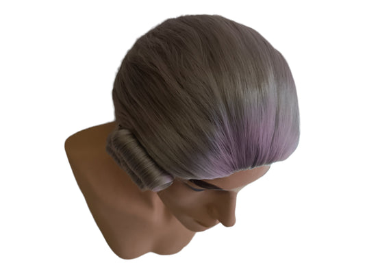 Custom made to order Authentic Gray Extra Long Period Luis XVI Wig with base diameter 25"