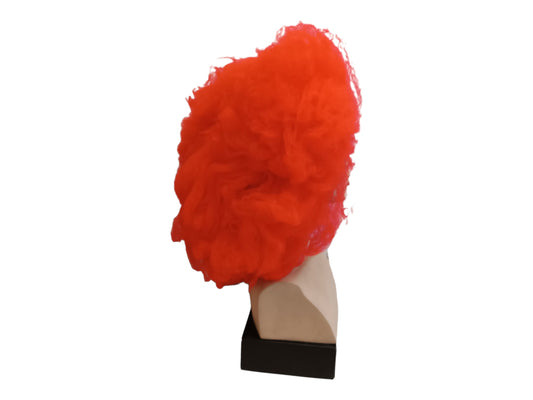 Large Red Afro Costume Wig