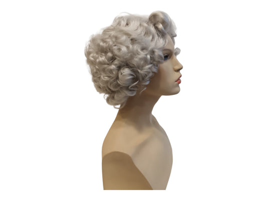 Queen Elisabeth II Gray stage wig