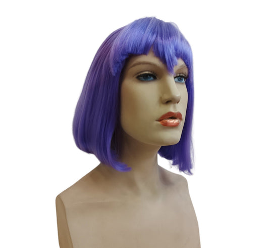 Lavender Short Bob Costume Wig