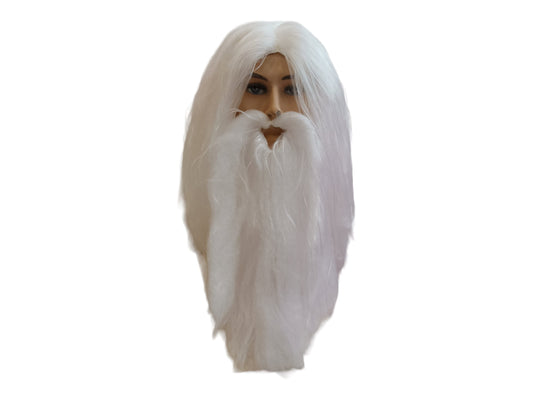 The Prophet White Costume Long Wig and Beard