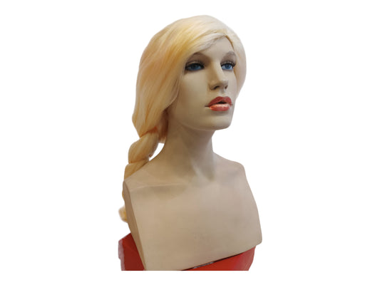 Blonde Princess Long Braid Cosplay Costume Wig