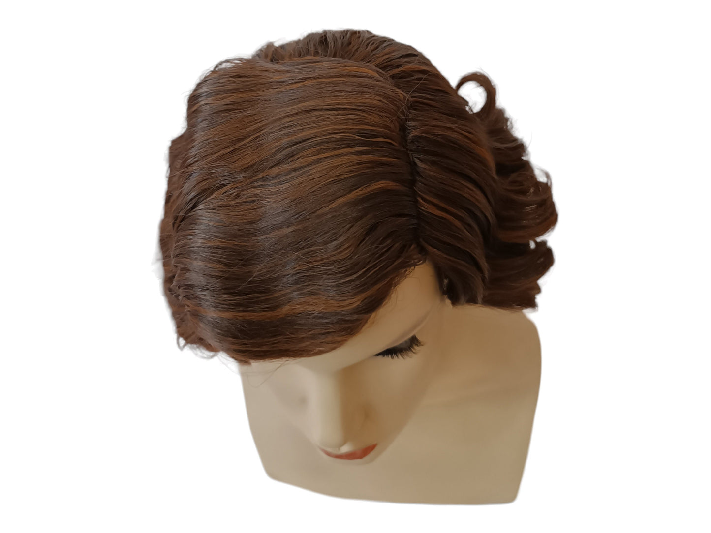 Evelyn 1920 s Hairstyle Light Brown Wig inspired by Faye Dunaway's character