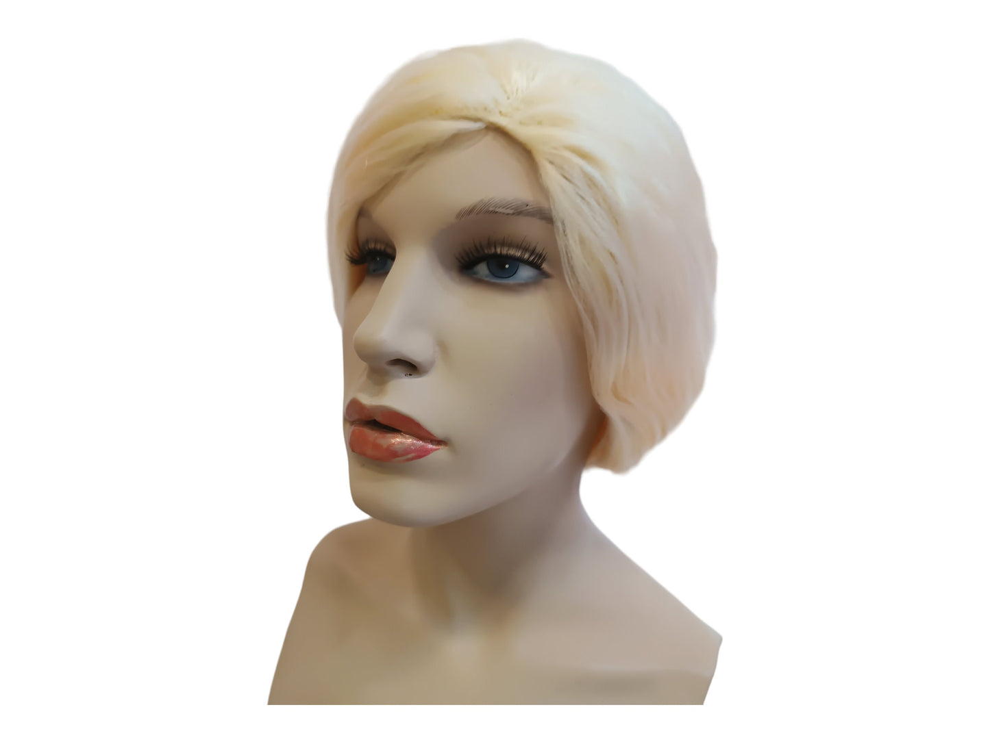 Blond Prinsesse Lang Fletning Cosplay Kostume Paryk