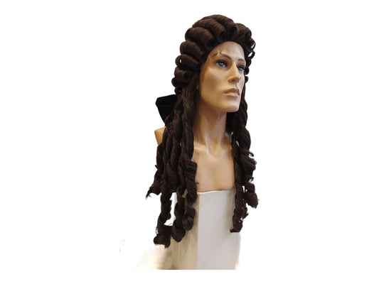 Captain Hook's Theatrical Dark Brown Wig: 1991 Movie-Inspired Special Edition