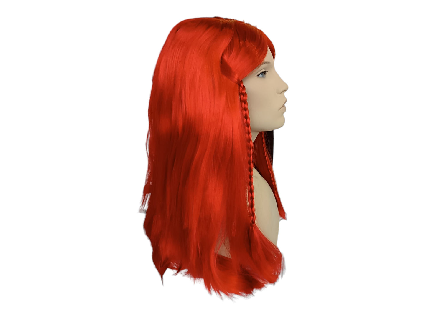 Ruby hot rød dæmon cosplay lang paryk
