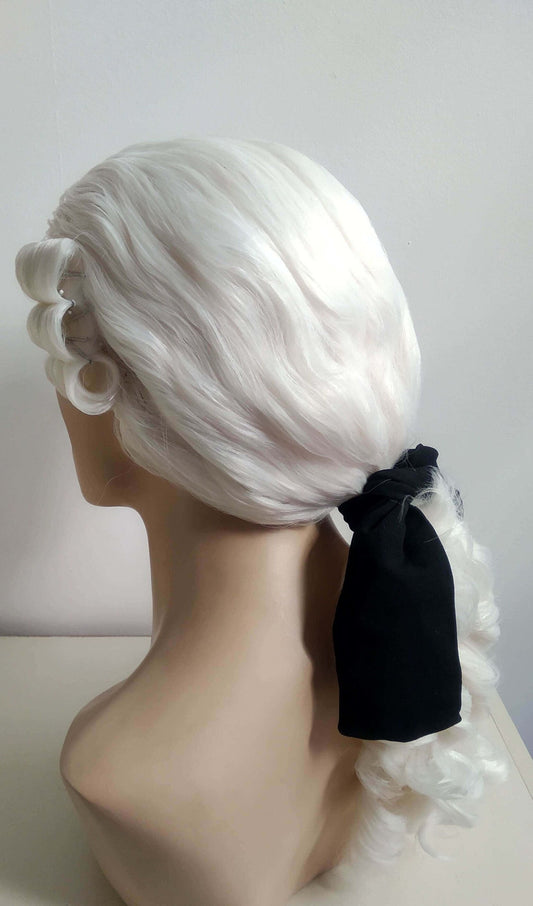 Authentic White Extra Long Period Luis XVI Wig