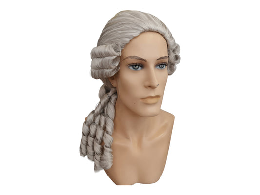 Authentic Gray - Ivoire Extra Long Period Luis XVI Wig