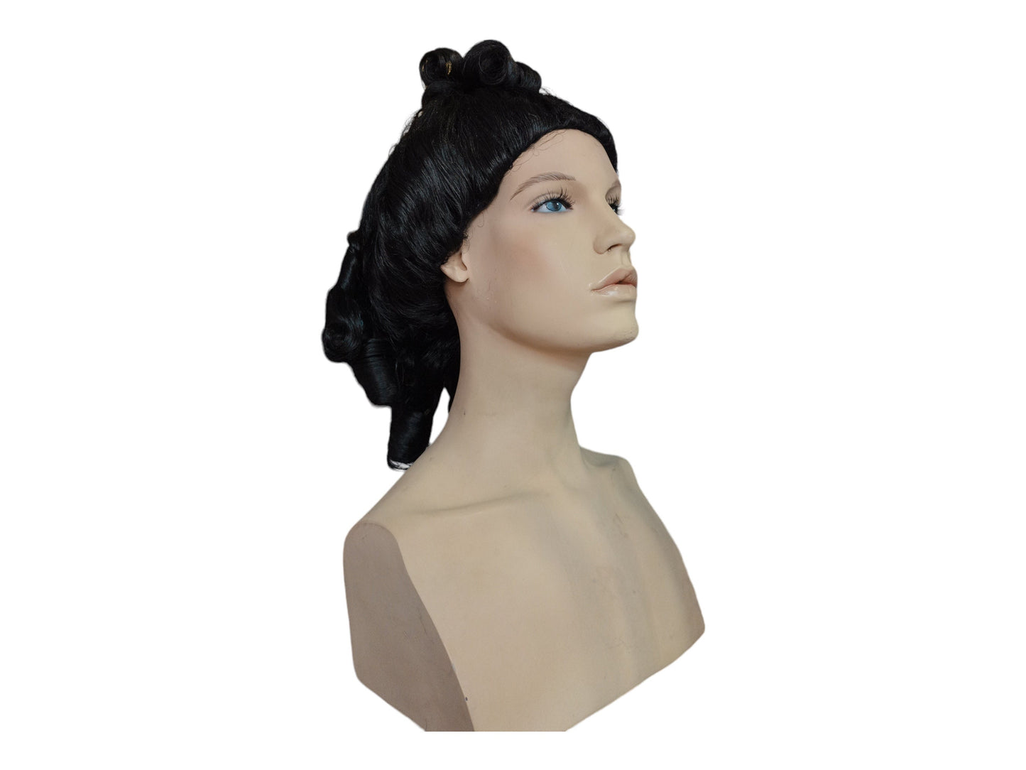Lianne Victorian Krøllet Sort Paryk