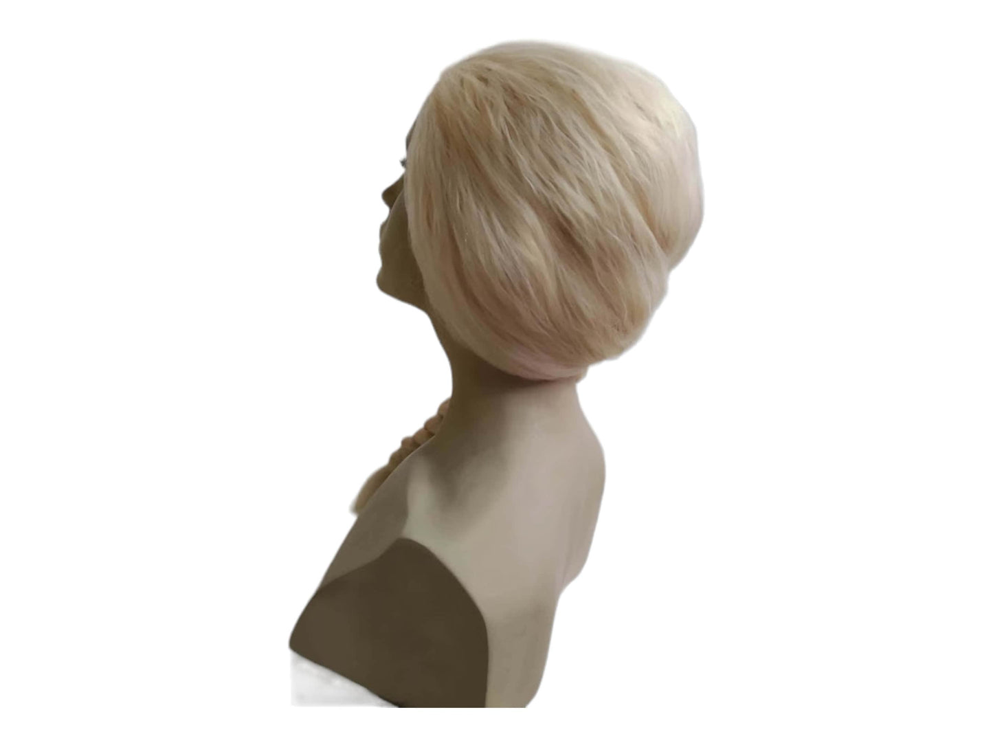 Platinblond Prinsesse Lang Fletning Cosplay Isblond Kostume Paryk