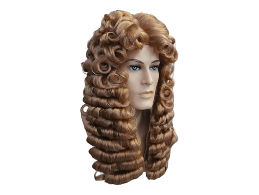 Baroque Aristocrat Luxury Curls Wig | Count Philippe de Lorraine Blond Wig