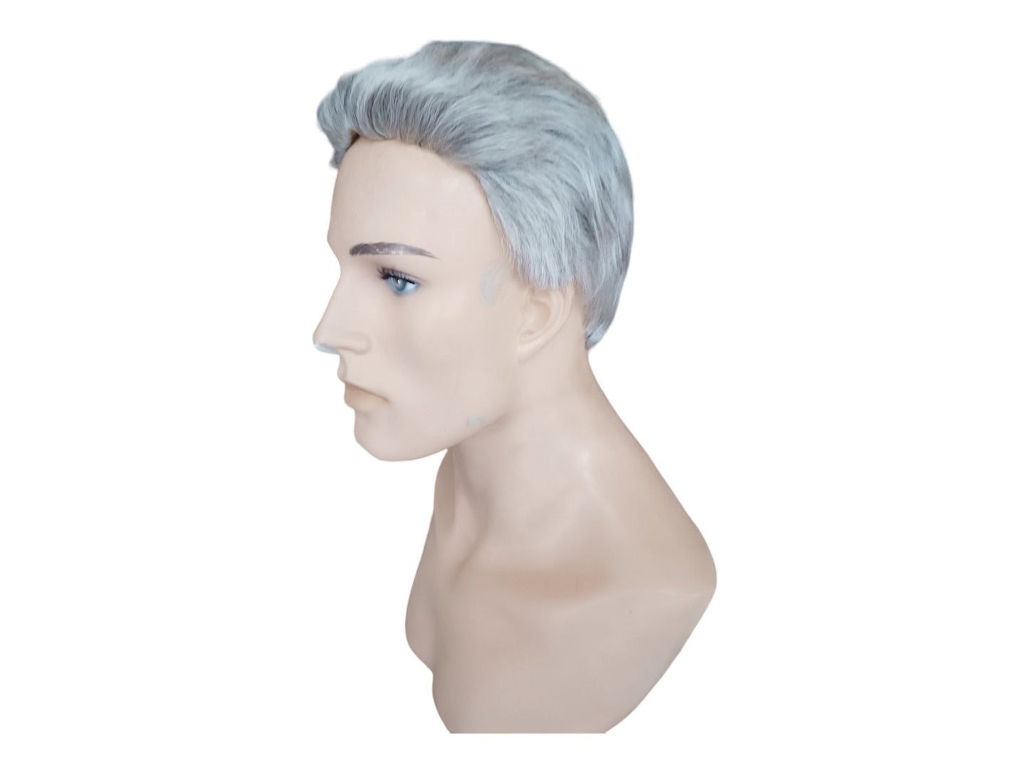 The Anchorman Natural Look Gray Men's Short Wig