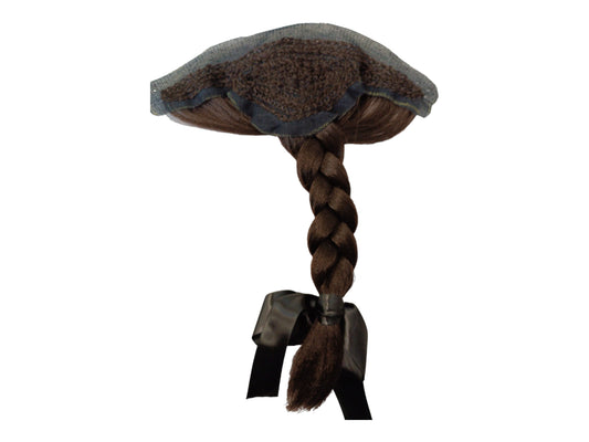 Brown Braided Period Queue