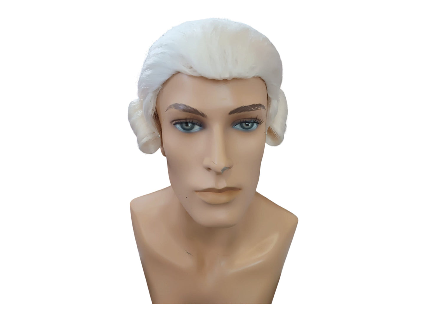 Kejser Josef II hvid paryk | Historisk kostumeparyk fra det 18. århundrede fra filmen Amadeus (1989)