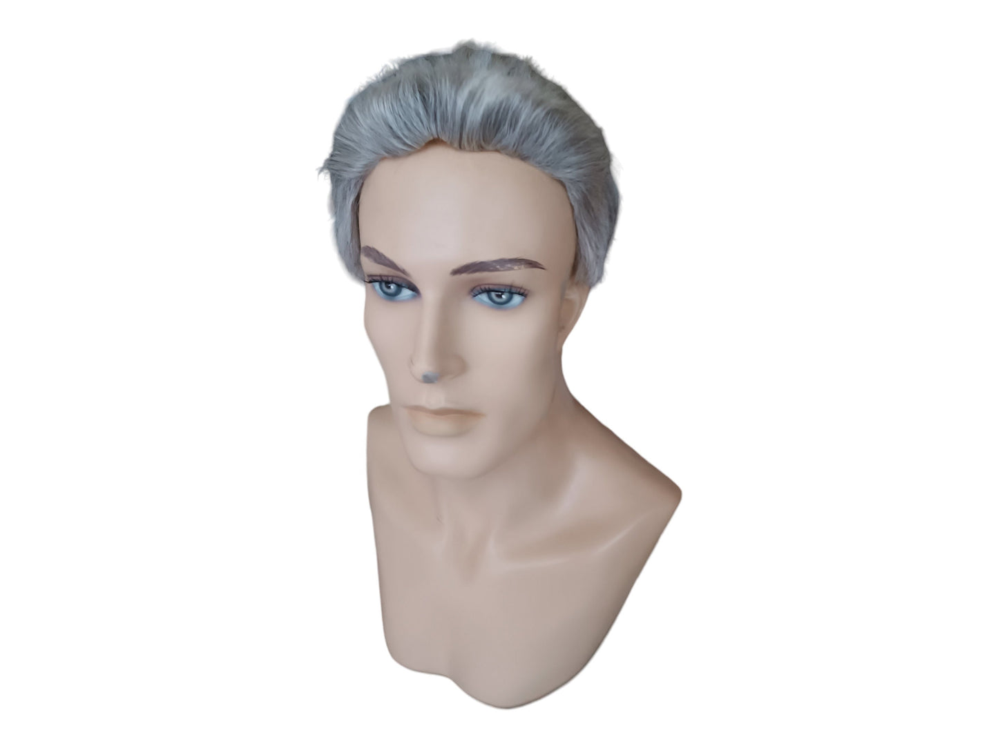 The Anchorman Natural Look Gray Men's Short Wig