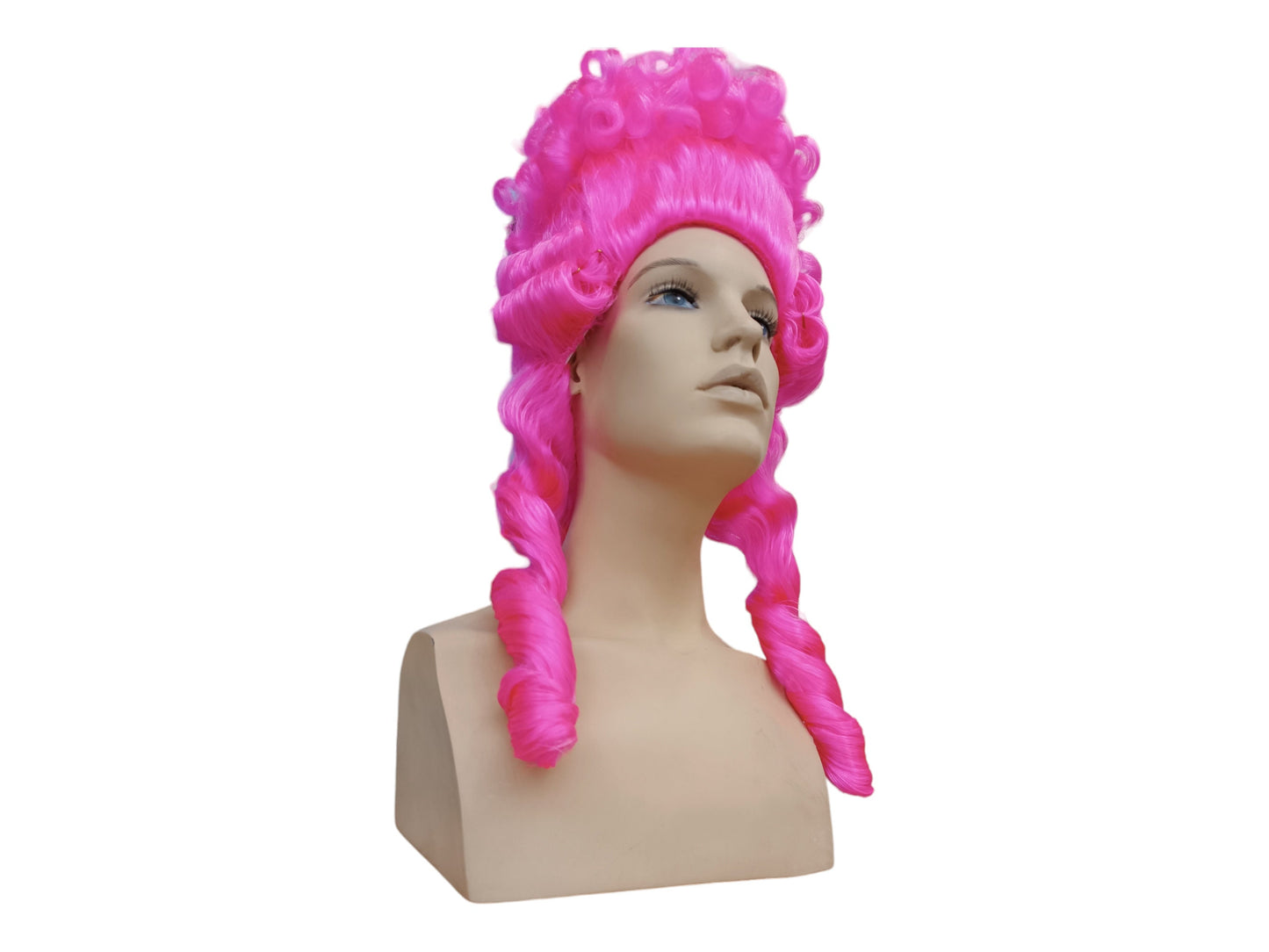 Marie Antoinette High Rococo Period Wig With Elegant Curls And Braids