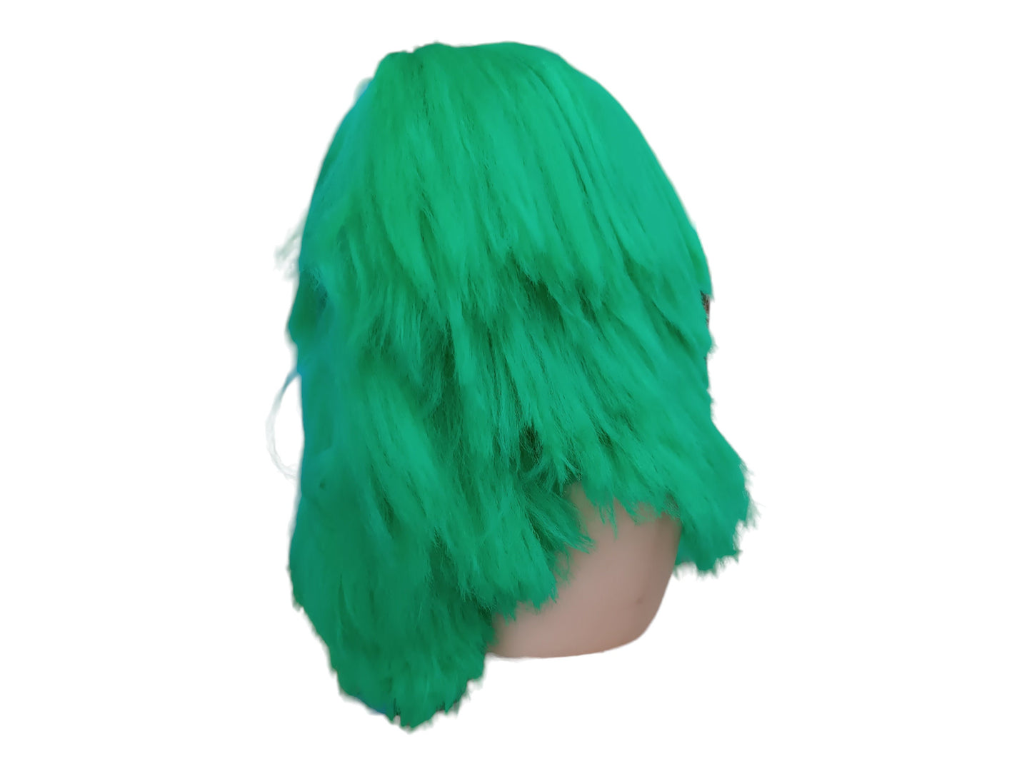 Barbeverte Green Beard and Wig Set - Custom Theater and Cosplay Wig texturized wig and bushy beard cosplay wig