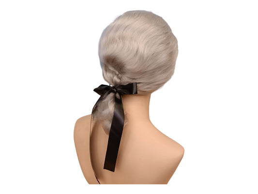 Περούκα εμπνευσμένη από την αμερικανική επανάσταση του 18ου αιώνα | Περούκα του ταγματάρχη του ναυτικού Samuel Nicholas Grey Navy | Περούκα κατάλληλη για πιστή ιστορική αναπαράσταση