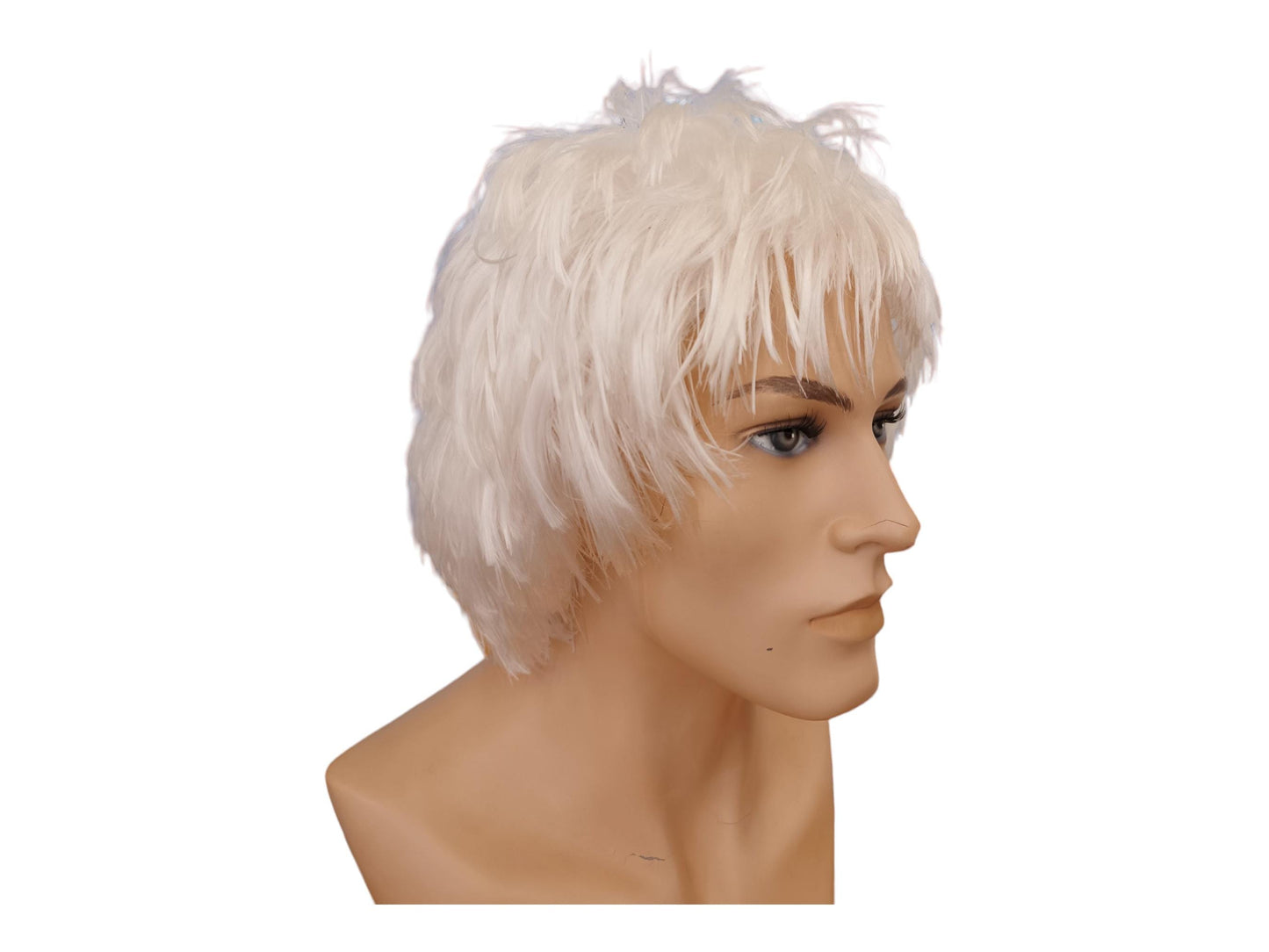 Satoru Cosplay Paryk af Høj Kvalitet - Hvid Anime Paryk for et Autentisk Look