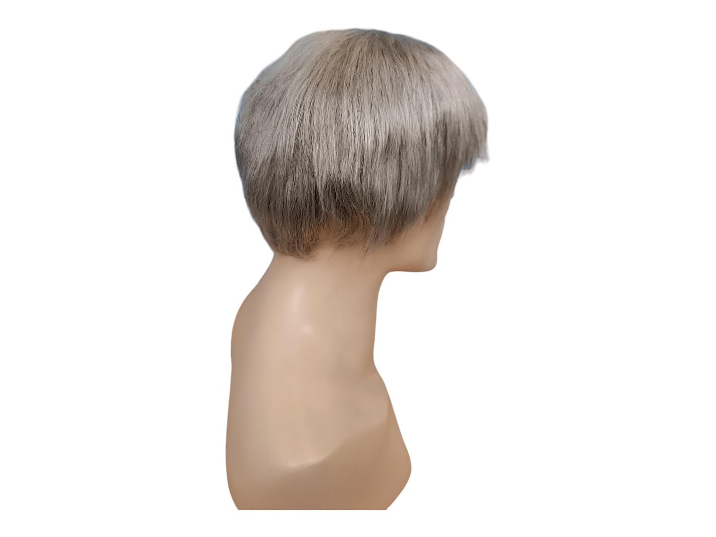 Natural Look Gray Men's Short Wig Zack – Perfect for Theatrical Plays and Costume Events