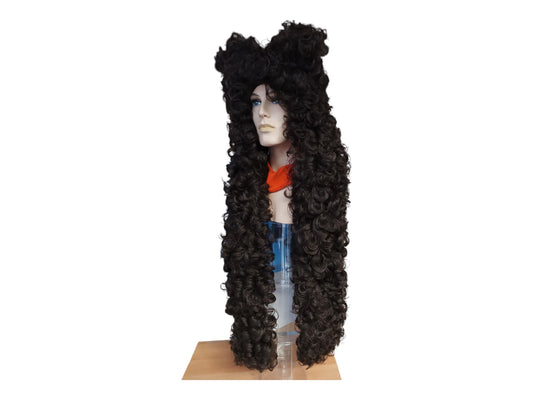 Mr. Neville's Brown Wig – Authentic Theatrical Period Wig-rococo-male-wig-towering-pompadours-historical-18th-century-aristocracy
