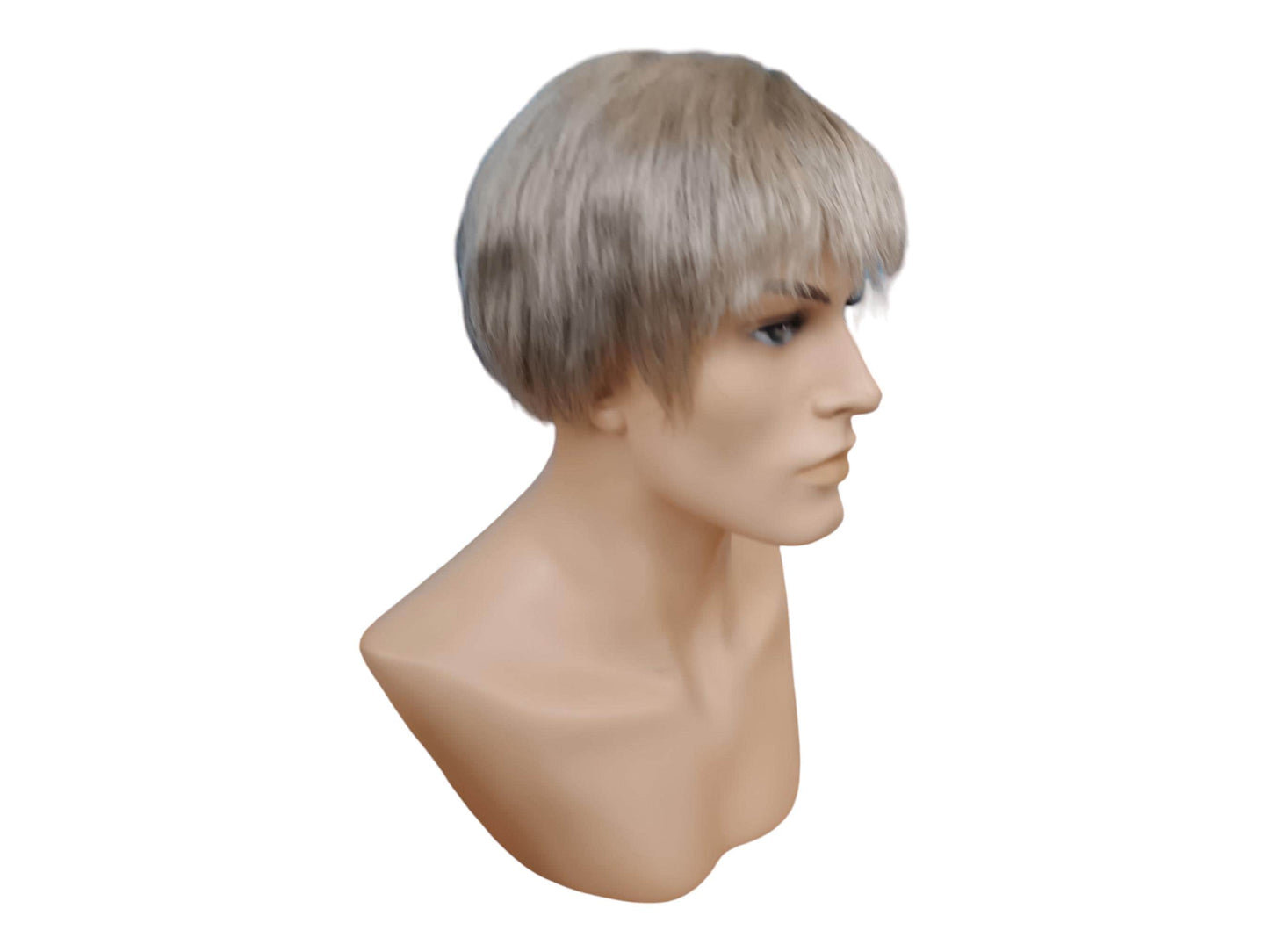 Natural Look Gray Men's Short Wig Zack – Perfect for Theatrical Plays and Costume Events