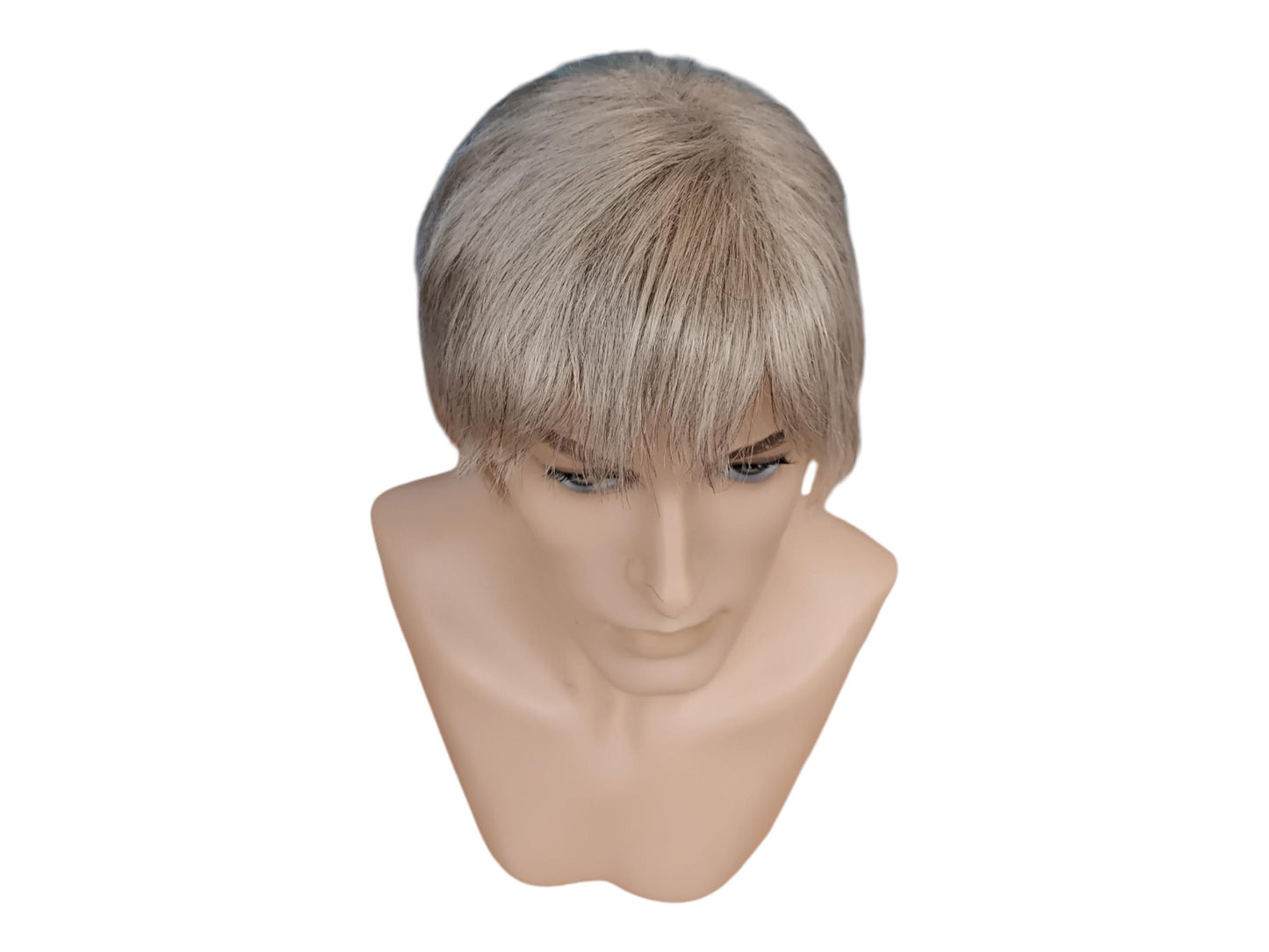 Natural Look Gray Men's Short Wig Zack – Perfect for Theatrical Plays and Costume Events
