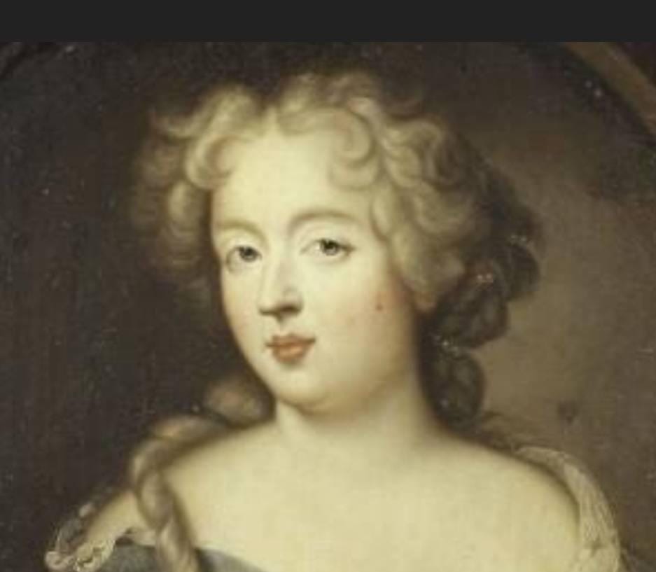 Louise De La Vallière -peruukki – platinanharmaa barokkirokoo-peruukki – käsintehty historiallinen teatteriperuukki – vaaleanharmaa aatelisnaisen peruukki