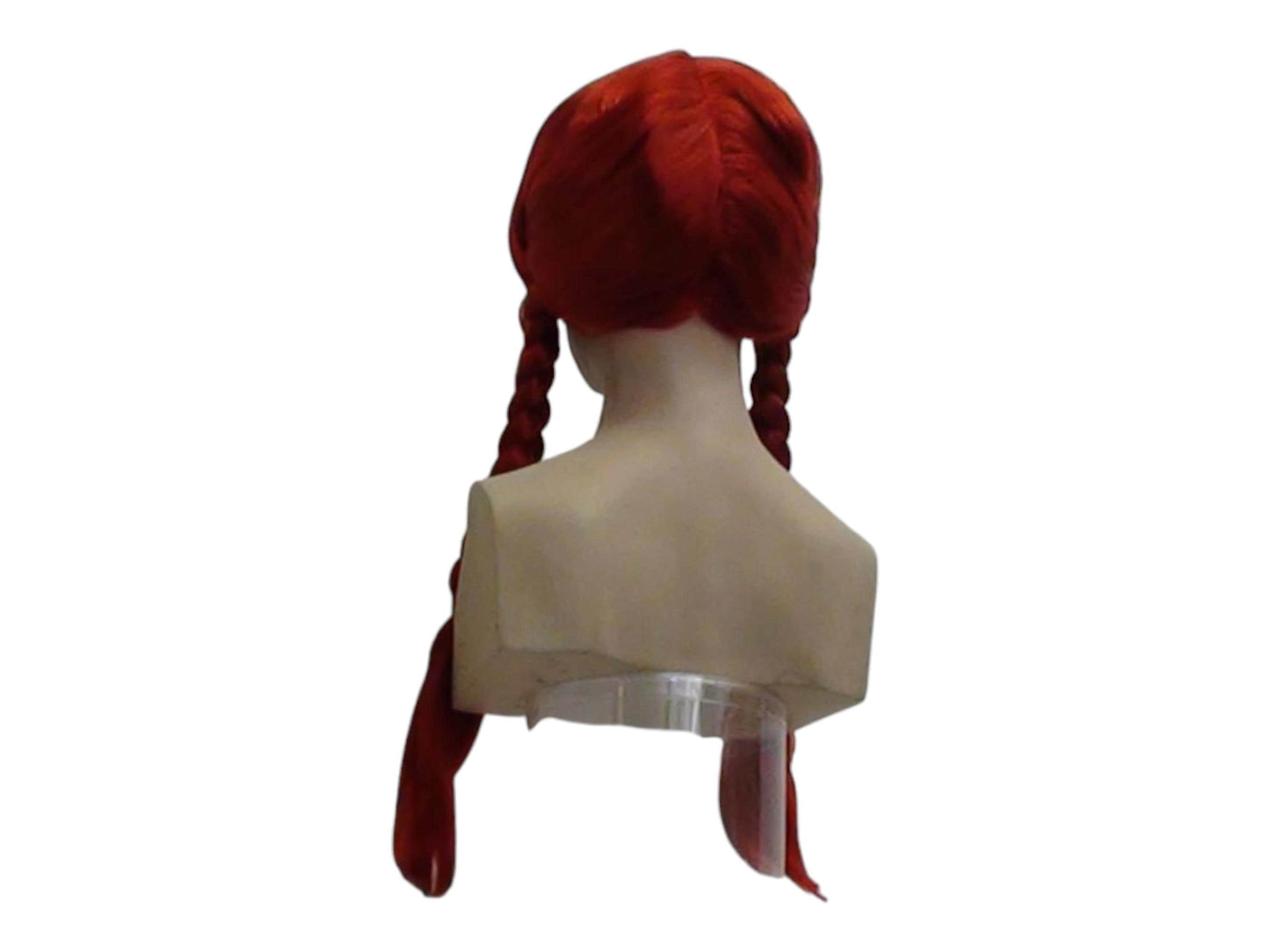 Gauloise Villager Red Wig With Two Braids About 20 Inches Long Costume Wig