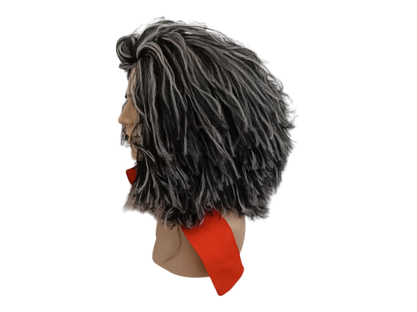 Maestro Medium Length Black Grey Matt Wig Cosplay Costume Theatrical