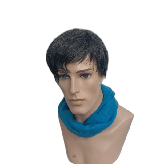 Natural Look Salt and Pepper Men's Short Wig Zack – Perfect for Theatrical Plays and Costume Events