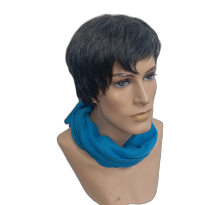 Natural Look Salt and Pepper Men's Short Wig Zack – Perfect for Theatrical Plays and Costume Events