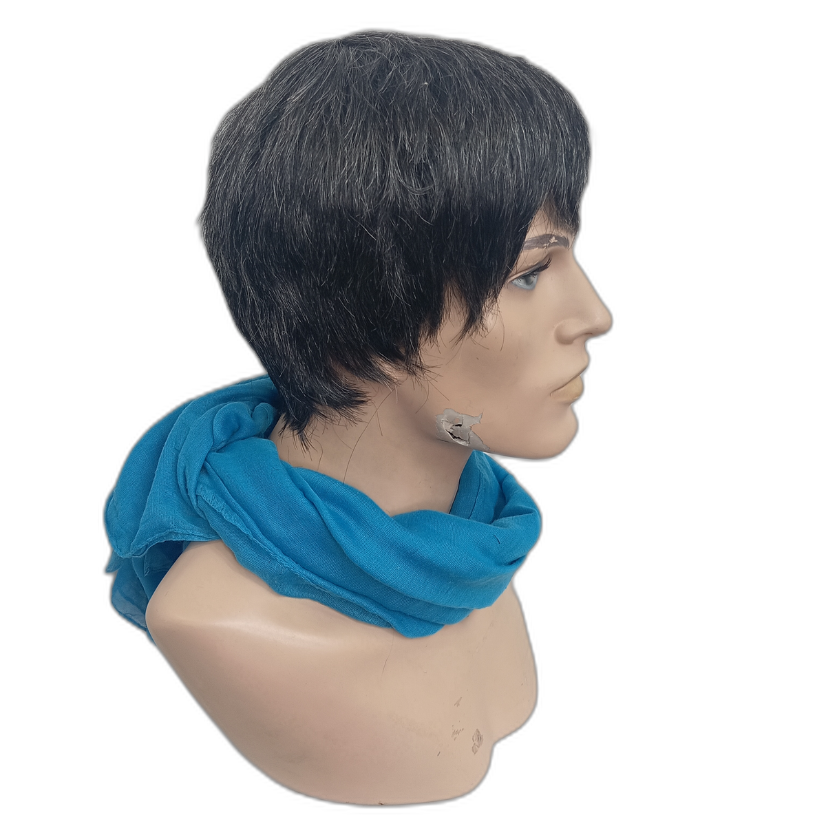 Natural Look Salt and Pepper Men's Short Wig Zack – Perfect for Theatrical Plays and Costume Events