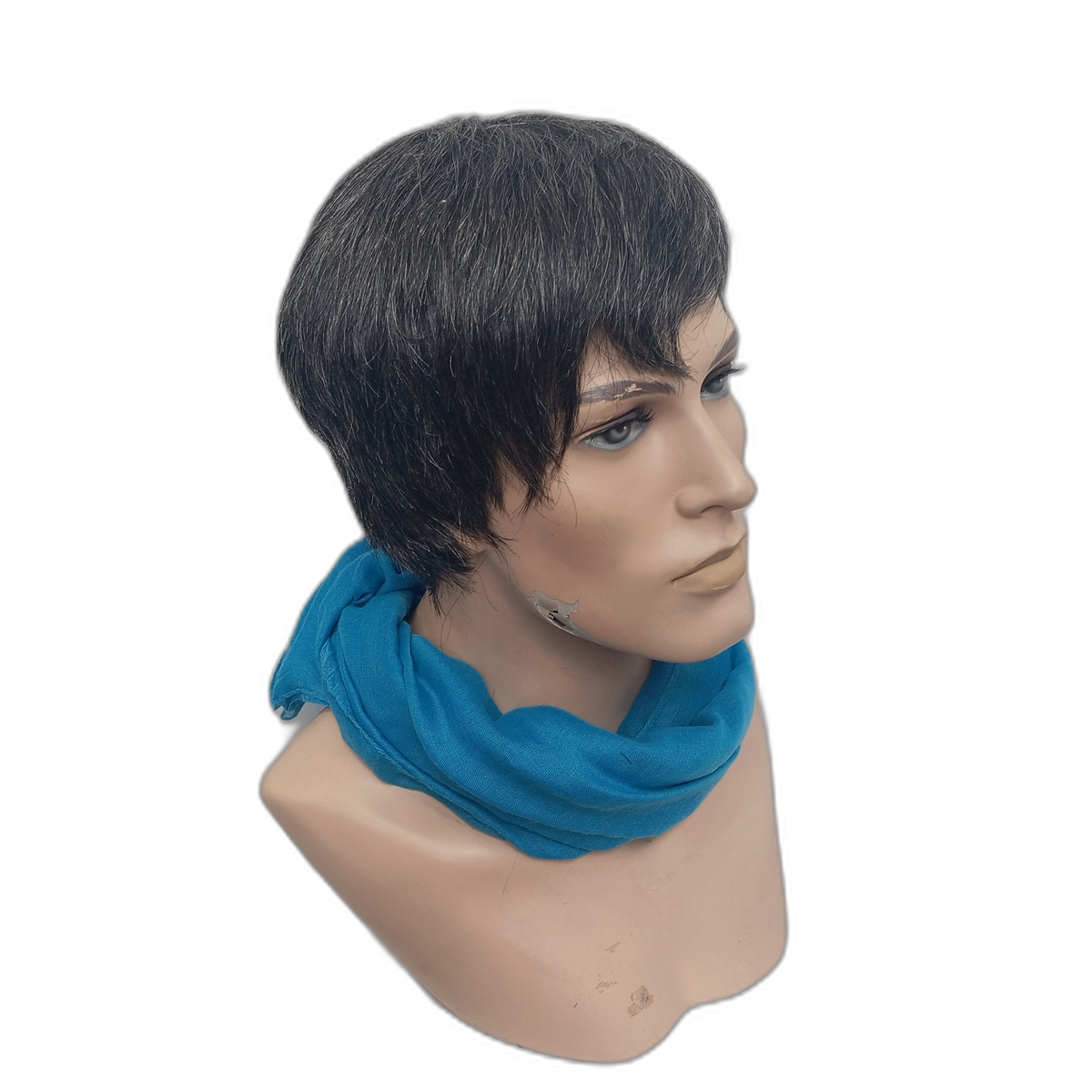 Natural Look Salt and Pepper Men's Short Wig Zack – Perfect for Theatrical Plays and Costume Events