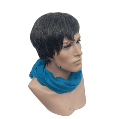 Natural Look Salt and Pepper Men's Short Wig Zack – Perfect for Theatrical Plays and Costume Events