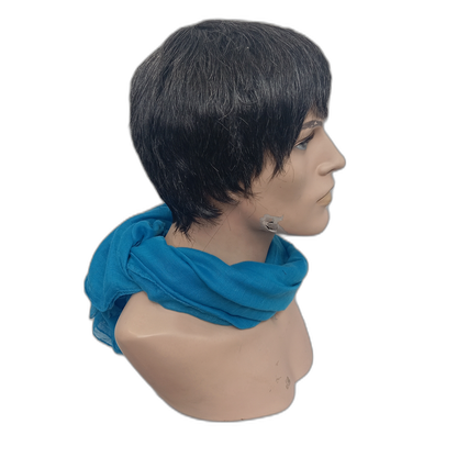 Natural Look Salt and Pepper Men's Short Wig Zack – Perfect for Theatrical Plays and Costume Events