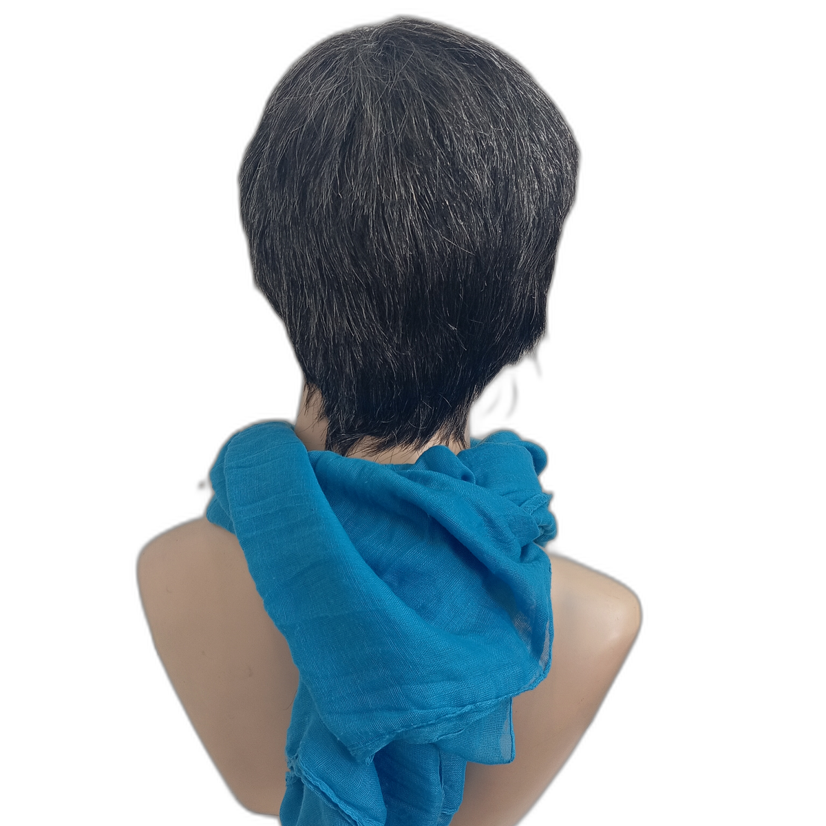 Natural Look Salt and Pepper Men's Short Wig Zack – Perfect for Theatrical Plays and Costume Events