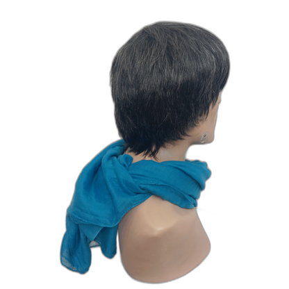 Natural Look Salt and Pepper Men's Short Wig Zack – Perfect for Theatrical Plays and Costume Events