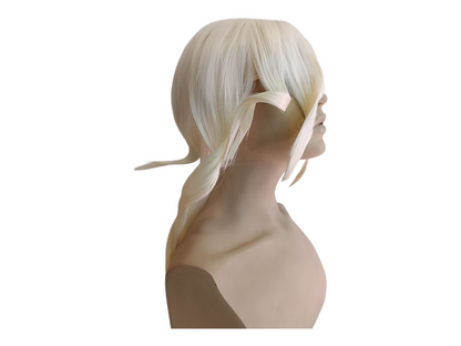 Nagito Komaeda White Cosplay Wig with Ahoge