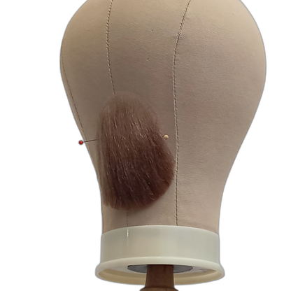 Handmade Light Brown Goatee Beard on Lace