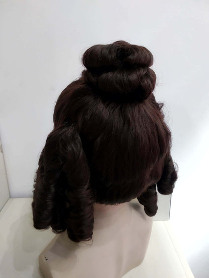 Madame Pompadour Brown Historisk periode af Ludvig XVI's paryk