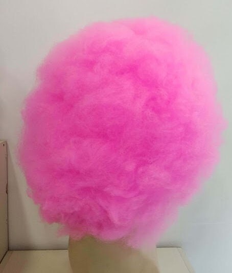 Large Pink Afro  Costume Wig