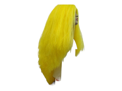 Titania  Yellow  Lady  Extra Long Texturised Costume Party Wig